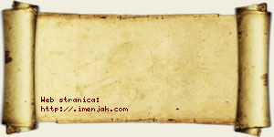 Hana Miljić vizit kartica